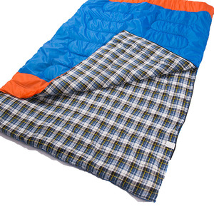 Sac de couchage épais en polyester, style enveloppe, lavable en machine, pour deux personnes, adapté aux saisons, utilisation en extérieur, en intérieur et au bureau - Product Image 2