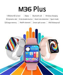 Смарт-часы M36 Plus с Bluetooth, пульсометром, оксиметром и защитой класса IP68 - Product Image 6