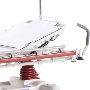 लक्जरी हाइड्रोलिक अस्पताल रोगी स्थानांतरण स्ट्रेचर चिकित्सा आपातकालीन परिवहन बिस्तर ट्रॉली - Product Image 4