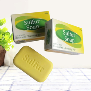 Wholesale Custom Anti Acne Clearing Skin Care <strong>Bath</strong> <strong>Soap</strong> Face Body Cleansing Sulphur <strong>Medicated</strong> Whitening <strong>Soap</strong> - Product Image 2