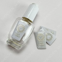 Flacon de parfum de luxe haut de gamme personnalisé, en verre, durable, anti-contrefaçon, avec étiquettes en aluminium à code-barres, finition mate, tailles de 10 ml à 100 ml