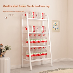رفوف تخزين سلم متعددة الأغراض طراز جديد لغرفة المعيشة وغرفة النوم مع رف كتب ورفوف منظمة - Product Image 4