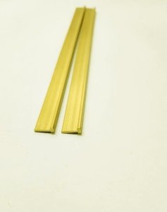 Accessoires en laiton de taille de conception personnalisée en gros d'usine Style moderne bandes en laiton poli à haute brillance utilisation de bureau à domicile - Product Image 5