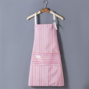 Nordic Minimalist Women's <b>Kitchen</b> <b>Apron</b> New Home Style Canvas Breathable Dirt-Resistant Durable Washable Work Clothes for - Product Image 4