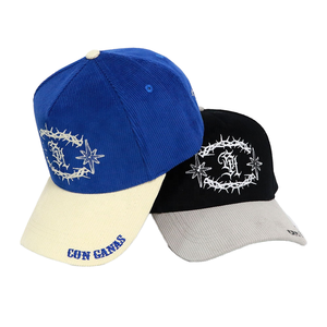 Gorra de Béisbol Personalizada con Bordado en Arco, Estilo Vintage, de Algodón Lavado para Hombre, Venta al Por Mayor OEM BD - Product Image 1