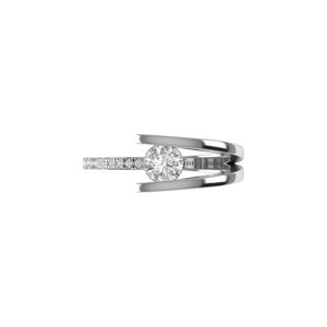 Classy Round Cut Lab Grown Diamond <b>Ring</b> <b>925</b> <b>Silver</b> 9kt, 14kt, 18kt Gold Diamond <b>Rings</b> for Women's Engagement <b>Ring</b> - Product Image 4