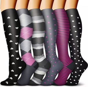 Hot bán tùy chỉnh nén vớ cho phụ nữ và nam giới lưu thông 15-20 mmHg là hỗ trợ tốt nhất cho thể thao chạy, đi xe đạp - Product Image 3