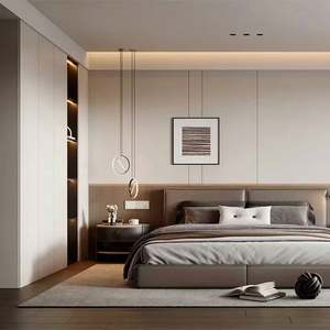 Juego de Muebles de Dormitorio de Madera Contemporáneos para Hoteles y Apartamentos de 5 Estrellas, Diseñados a Medida para una Comodidad y Estilo Óptimos - Product Image 3