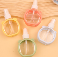 Flacon pulvérisateur rechargeable portable de 60 ml, couleur macaron, en PET, à pression, pour parfum