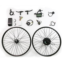 Kit de conversion de vélo électrique pour vélos de route 48V 700c Batterie lithium haute capacité la plus puissante Moteur sans balais