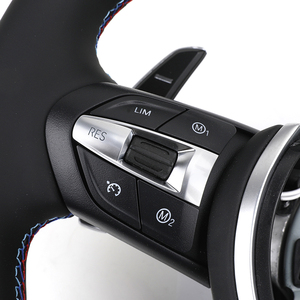 <span class=keywords><strong>Volante</strong></span> de rendimiento <span class=keywords><strong>M</strong></span> personalizado de cuero, fibra de carbono y LED para E90 E60 <span class=keywords><strong>E46</strong></span> X5 E70 E71 E92 M3 E39 E82 E36 X1 E84 E63 E93 - Product Image 4