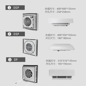 Ventilador Centrífugo de Extracción de Alta Presión y Volumen Medio F2E NOXT, Montado en la Parte Superior, Material Plástico, Gabinete de Alimentación A109 - Product Image 5