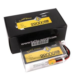 Hot Sales TATTU 22.2V 25C 6S Li-<b>polymer</b> 22000mAh Battery for Large Model Aircraft Experimental Dynamics - Product Image 2