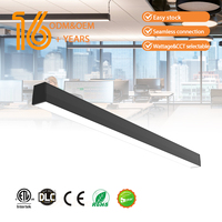 Éclairage linéaire encastré en aluminium blanc avec indice de protection IP44, fonction dimmable, profil hexagonal anti-éblouissement