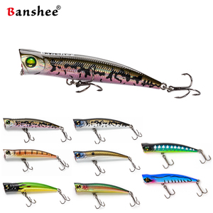 VP03 XinV Vente Chaude 115mm22g Popper Appât Grand Concave Popping Inventaire Échantillon <span class=keywords><strong>Gratuit</strong></span> Appât Brillant 3D Yeux Leurres De Pêche - Product Image 6