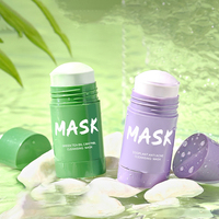 Masque en stick de boue à la glycérine et vitamine E, marque privée, hydratant, éclaircissant, nettoyant, contrôle du sébum, exfoliant, masque en stick à la rose