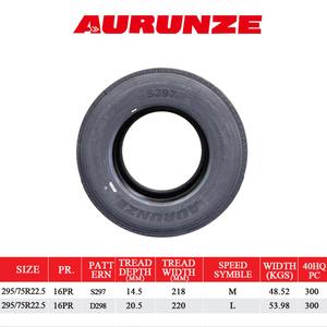ยางรถบรรทุกยี่ห้อ AURUNZE รุ่น Safety Tire ขนาด 295/75R22.5 เหมาะสำหรับทุกสภาพถนน - Product Image 4