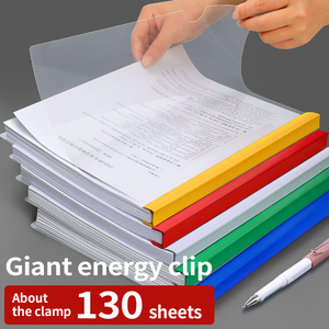 HUAJIE A4 classeur transparent PP matériel barre coulissante affichage <span class=keywords><strong>de</strong></span> documents organisation proposition <span class=keywords><strong>de</strong></span> bureau présentation classeur - Product Image 2