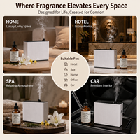Diffuseur d'arômes sans eau en gros, système de diffusion à batterie, diffuseur d'huiles en bouteille plastique, mini diffuseur mural, garantie 1 an