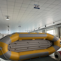 Bateau pneumatique pour eaux vives, radeau gonflable pour 4, 5 ou 6 personnes, bateau à fond plat pour la dérive, bateau en PVC