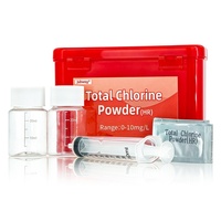 Kit de Prueba de Cloro Total de Alta Gama 0-10mg/L, Polvo DPD para Monitoreo de Piscinas y Aguas Residuales, Prueba Precisa de Calidad del Agua
