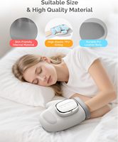 Masseur pour les mains AIRSEE, chaleur et compression, soulagement de l'arthrite et du syndrome du canal carpien, 3 modes de massage, 3 niveaux de chauffage, 5 intensités, sans fil