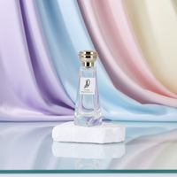 Flacons de parfum en verre poli de 100 ml avec pompe/bouchon à vis, emballés en boîte pour l'emballage