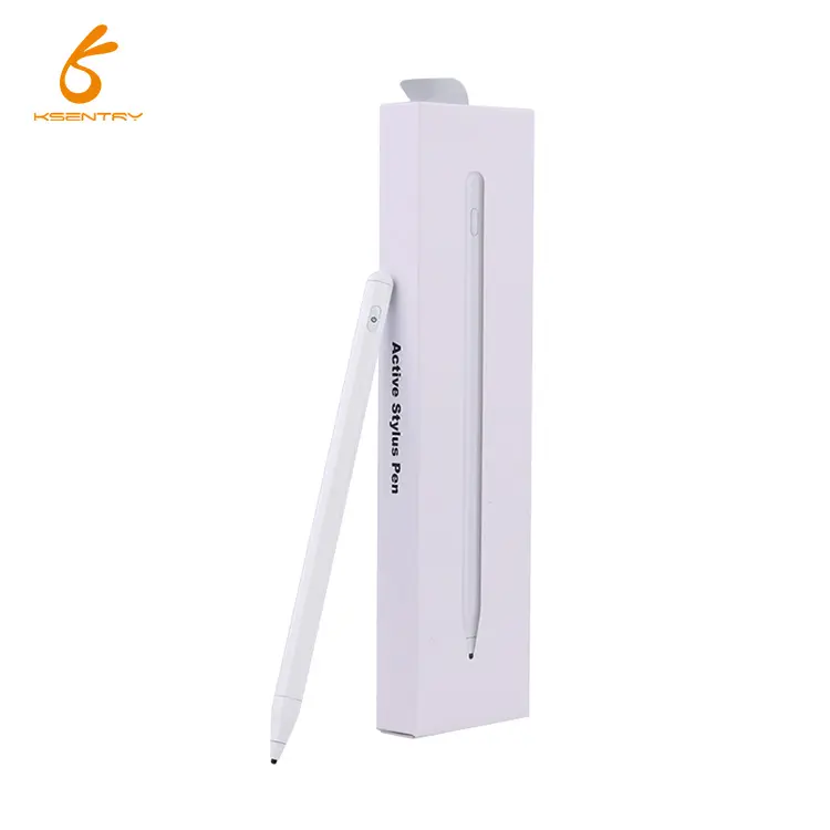 Metal Stylus Pen Custom Wholesale P3 Metal Capacitive Active Stylus Touch Screen S Pen Tablet Pencil With Sensitive Point Tip For Apple IPad