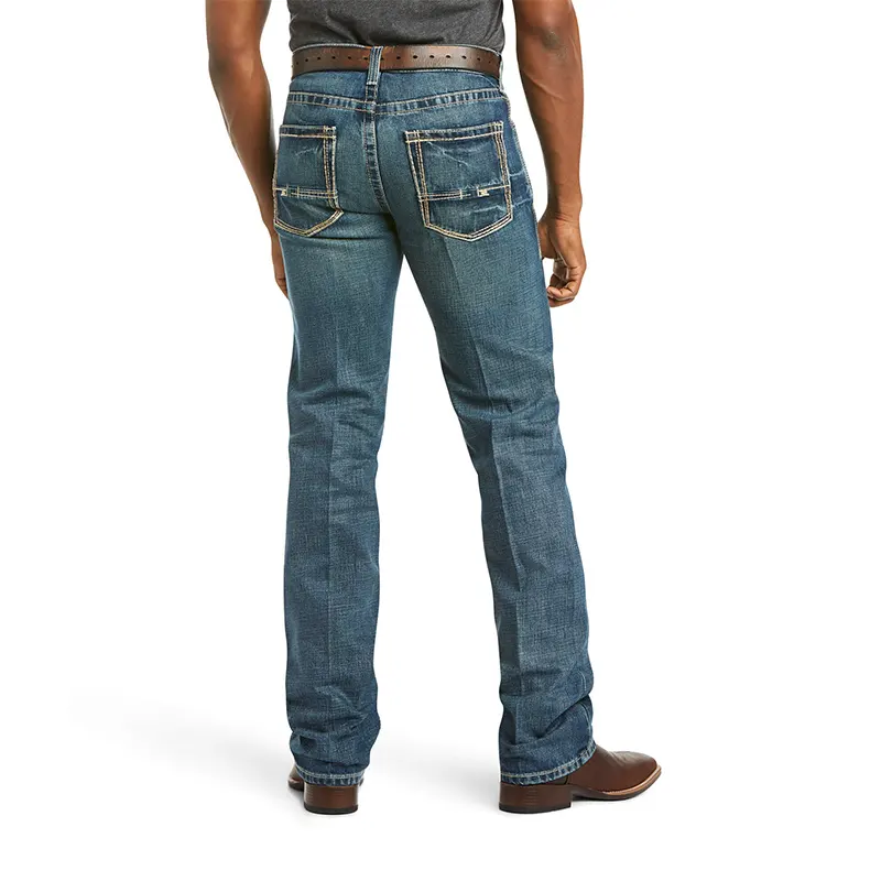 2023 Usine En Gros Personnalisé Hommes Denim Jeans Hommes Droite Botte Coupe Cowboy Jeans