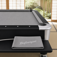 Tissu de remplacement pour table de billard, bleu royal, pré-découpé, bandes de coussin à coupe droite