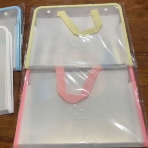 Boko Rabbit Horizontal Handbag 33x15x85cm PVC Foldable Storage Organizer For School <b>Study</b> <b>Materials</b> And Test Papers - Product Image 4