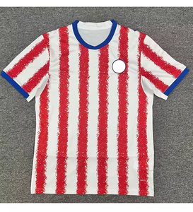 Camisetas de Fútbol JY Personalizadas Nuevas 2026 para el Hogar y para Viajes, Camisetas de Fútbol de Alta Calidad de Secado Rápido para Aficionados, Me Encanta Ver a Paraguay - Product Image 2
