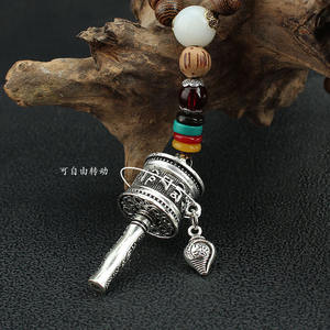 Pendentif et collier de perles en bois de Mala bouddhiste du népal, bijoux porte-bonheur ethnique bohème <span class=keywords><strong>bouddha</strong></span> pour femmes et hommes, nouvelle collection - Product Image 3