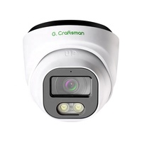 Cámara de Seguridad IP CCTV POE para Exteriores GR-HFD-M8S Gcraftsman 4K 8MP con Detección de Movimiento, Caja de Conexiones NVR Opcional