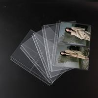 Protège-feuilles B5 robustes, 10 feuilles, 26 trous, chargement par le haut, renforcés, sans acide, pour documents et photos