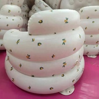 Canapé multifonctionnel pour bébé, canapé gonflable en PVC, siège gonflable pour enfants, siège d'apprentissage, chaise à manger, tabouret de bain