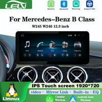 Système Linux LELV pour voiture Mercedes-Benz Classe B W245 W246, lecteur vidéo de navigation Carplay, écran 12,3 pouces, Android Auto