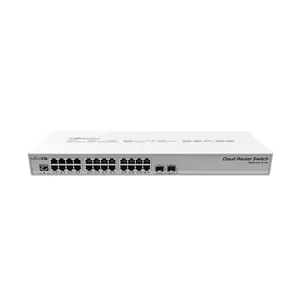 Mikrotik CRS326-24G-2S+RM Network Switch Grey L2 Gigabit Ethernet (10/100/1000) POE Gua Stock Zyxel 24 Port Fe Switch 14G