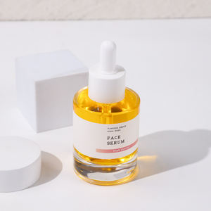 Botella de aceite esencial transparente con estilo de los estilos más vendidos, contenedor de suero cuentagotas de vidrio de 60ML/80ML, botella vacía para tratamiento <span class=keywords><strong>del</strong></span> cabello - Product Image 5