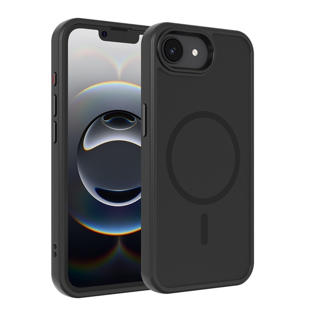 Luxury Matte Frosted TPU PC Case for Iphone 17 16 Pro Max Shockproof Semi-transparent Magnetic Mobile Phone Cases for iphone 16e