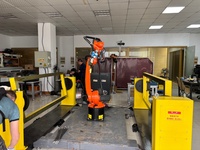 Cella di Saldatura Robotizzata KUKA KR 20 R1820-2 E, Robot di Saldatura a 6 Assi con Posizionatore a H per Saldatura MIG MAG