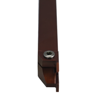 Porte-outil de rainurage frontal en acier à ressort KGMR1212K2 125H pour tour CNC, compatible avec les plaquettes GMM pour le rainurage frontal des métaux