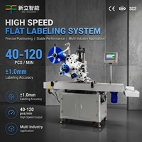Máquina Etiquetadora Automática de Superficie Plana, Sistema de Codificación por Inyección de Tinta con Transportador Eléctrico para Botellas, Cajas, Latas, Madera y Plástico