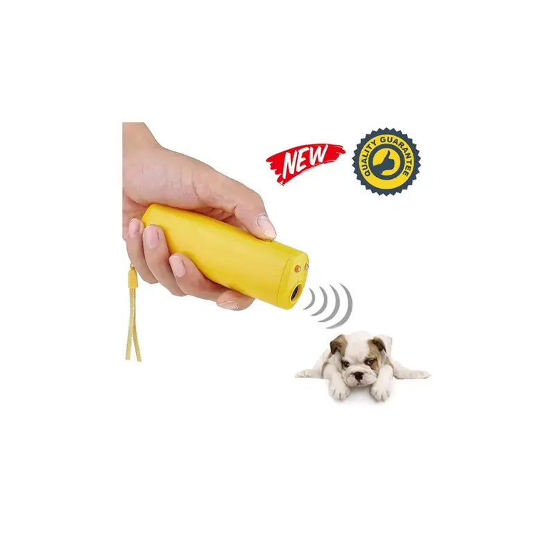 Dog Barking Deterrent Device 3 in 1 with Flash Light Outdoor Pets Dogs Repellent Training Ultrasonic Anti Barking Device
