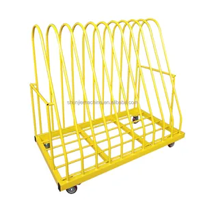 Chariot de transport pour atelier pour portes et fenêtres finies, panneaux de bois, panneaux de porte en verre creux avec quatre roues - Product Image 5