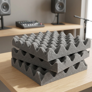 โฟมดูดซับเสียง PU แผ่นโฟมอะคูสติก วัสดุโฟมกันเสียง โฟมลดเสียงรบกวน - Product Image 2