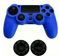 Housse de protection en silicone pour manette, coque en gel caoutchouc, grip pour PS4