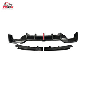 Difusor Trasero de Fibra de Carbono Estilo KB para <span class=keywords><strong>BMW</strong></span> Serie 3 G20 Pre-LCI 2019-<span class=keywords><strong>2022</strong></span> M <span class=keywords><strong>Sport</strong></span> M340i, Divisor de Parachoques Trasero - Product Image 6