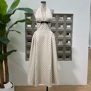 Abiti Estivi da <span class=keywords><strong>Donna</strong></span> con Stampa a Pois <span class=keywords><strong>Retrò</strong></span>, Vendita all'Ingrosso di <span class=keywords><strong>Abbigliamento</strong></span> Femminile di Boutique - Product Image 1