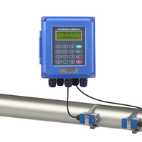 Débitmètre à ultrasons pour tuyaux TUF-ULT2000 la mesure du débit de liquide Sortie de signal d'impulsion 4-20mA Communication RS485 Protocole Modbus